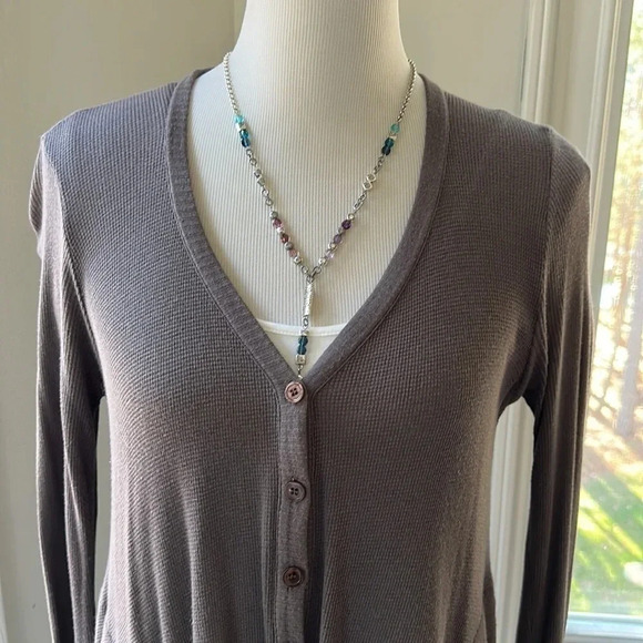 Wilt Waffle Knit Cardigan w/pockets, EUC, Small - Picture 2 of 8